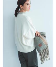 【Rina×blue】ニットプルオーバー