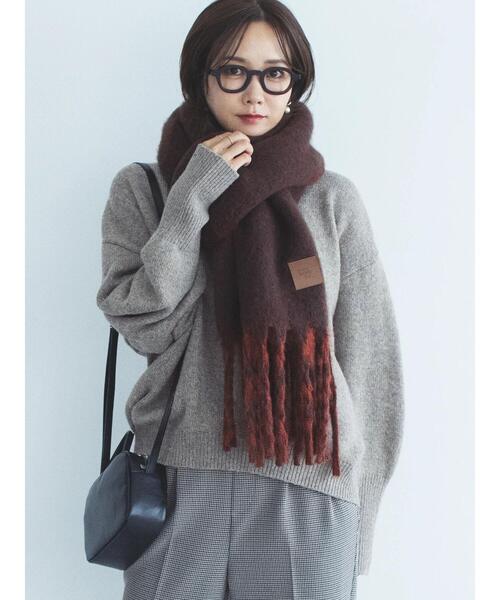 Samansa Mos2 blue（サマンサモスモスブルー）の「【Rina×blue】ニットプルオーバー（ニット/セーター・レディース・キナリ/チャコールグレー/サックスブルー/モカ・F）」の3枚目の写真