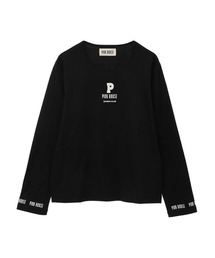 Pロゴプリントカットソー