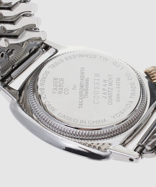 TAKAHIROMIYASHITATheSoloIst.（タカヒロミヤシタザソロイスト）の「coussin type (mens) extension belt（アナログ腕時計・メンズ・ブラック/ベージュ・ONE SIZE）」の5枚目の写真