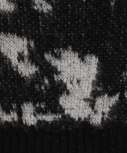 LAKOLE（ラコレ）の「ジャカードニットプルオーバー / 987997（ニット/セーター・レディース・ライトグレー系/ブラック×ホワイト/ホワイト系9・SMALL/MEDIUM）」の11枚目の写真