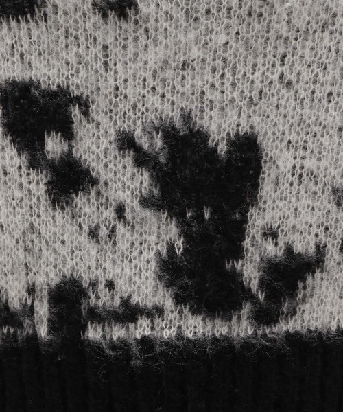 LAKOLE（ラコレ）の「ジャカードニットプルオーバー / 987997（ニット/セーター・レディース・ライトグレー系/ブラック×ホワイト/ホワイト系9・SMALL/MEDIUM）」の12枚目の写真