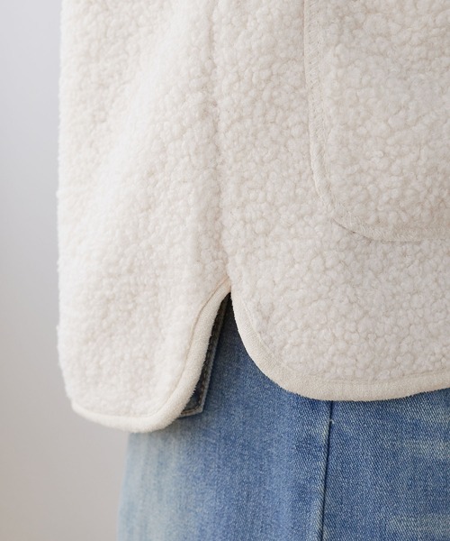 ECRIRE（エクリール）の「ボアジャケット（その他アウター・レディース・ブラウン/モカ/アイボリー・M）」の15枚目の写真