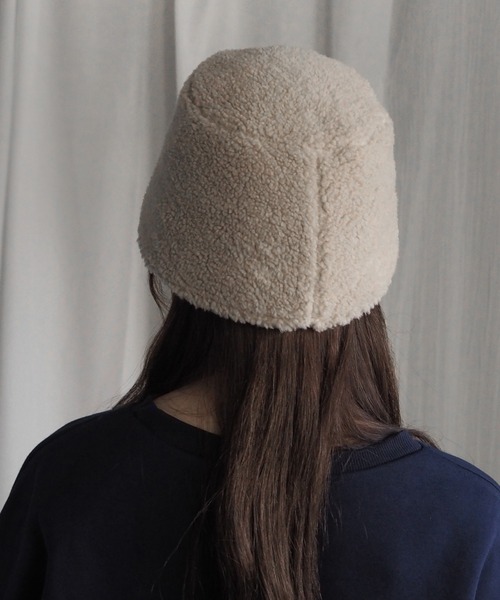 minia（ミニア）の「ボアバケハ（ハット・レディース・ブラウン/ベージュ/ブラック・FREE）」の16枚目の写真