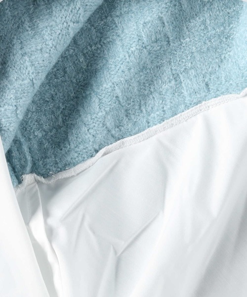 HONEYSUCKLE ROSE（ハニーサックルローズ）の「【HONEYSUCKLE ROSE】フェイクレイヤードニット（ニット/セーター・レディース・オフホワイト/ブルー・フリー）」の9枚目の写真