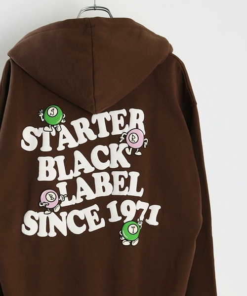 STARTER BLACK LABEL(スターターブラックレーベル)の「STARTER BLACK LABEL 裏起毛パーカー(パーカー・メンズ・ブラウン/ブラウン系その他/ブラック系その他/ブラック/ホワイト系その他2/ホワイト系その他・M/XL/L)」の1枚目の写真