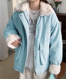 Girly Doll | ボア付きブルゾン(ブルゾン)