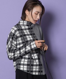 ELVENCE DEUX（エルベンスドゥ）の「ジャガードキリカエニット（ニット/セーター）」