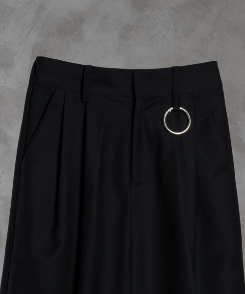 adree(アドリー)の「high waist tuck wide slacks / ハイウエストタックワイドスラックス(スラックス・レディース・ブラック/ベージュ・MEDIUM/SMALL)」の15枚目の写真