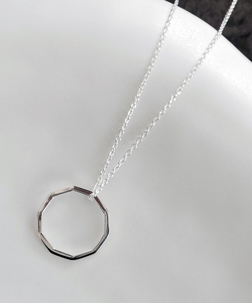 SENTI センティ / RING NECKLACE ANGLE SILVER シルバー925リングネックレス / 4076（ネックレス）｜SENTI（センティ）