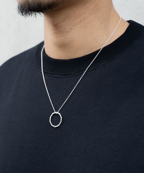 SENTI センティ / RING NECKLACE ANGLE SILVER シルバー925リングネックレス / 4076（ネックレス）｜SENTI（センティ）