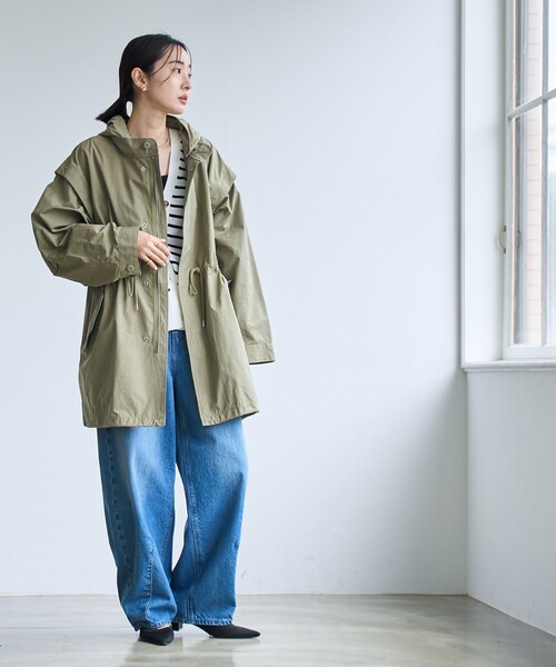 coen(コーエン)の「カーブデニムパンツ(デニムパンツ・レディース・ライトブルー/オフホワイト/コバルトブルー・S/M/L)」の15枚目の写真