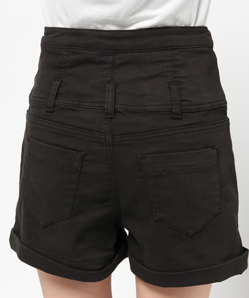 Heather（ヘザー）の「15FWハイウエストショートパンツ  566701（その他パンツ・レディース・ブルー/ネイビー/ブラック/オフホワイト・SMALL/MEDIUM）」の6枚目の写真