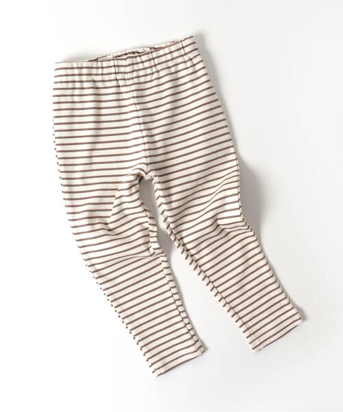 apres les cours(アプレレクール)の「リブレギンス/7days Style pants(レギンス/スパッツ・キッズ・ブラウン/アイボリー/ピンク/レインボー/イエロー・80/90/100/110/120/130)」の3枚目の写真