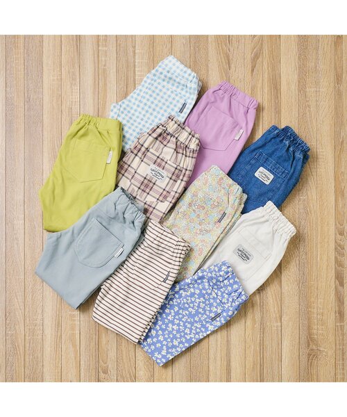 apres les cours(アプレレクール)の「リブレギンス/7days Style pants(レギンス/スパッツ・キッズ・ブラウン/アイボリー/ピンク/レインボー/イエロー・80/90/100/110/120/130)」の11枚目の写真