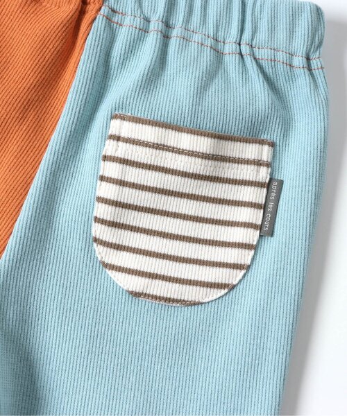 apres les cours(アプレレクール)の「リブレギンス/7days Style pants(レギンス/スパッツ・キッズ・ブラウン/アイボリー/ピンク/レインボー/イエロー・80/90/100/110/120/130)」の14枚目の写真