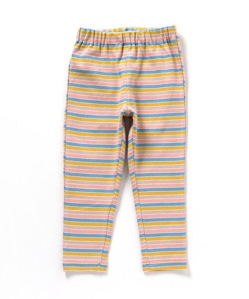 apres les cours(アプレレクール)の「リブレギンス/7days Style pants(レギンス/スパッツ・キッズ・ブラウン/アイボリー/ピンク/レインボー/イエロー・80/90/100/110/120/130)」の7枚目の写真