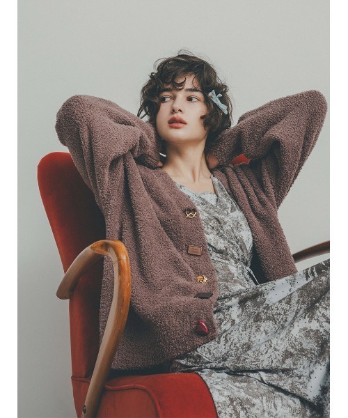 SNIDEL HOME(スナイデルホーム)の「リボンヘアクリップ(シュシュ・レディース・アイボリー/ブラック・FREE)」の9枚目の写真