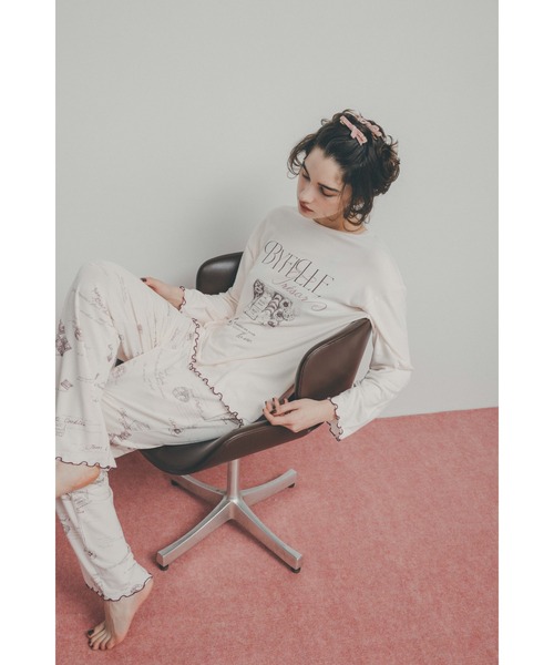 SNIDEL HOME(スナイデルホーム)の「リボンヘアクリップ(シュシュ・レディース・アイボリー/ブラック・FREE)」の11枚目の写真