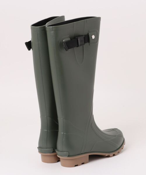 ikka（イッカ）の「ロングレインブーツ（レインシューズ・レディース・ネイビー/ブラック/ダークグリーン・M/L）」の4枚目の写真