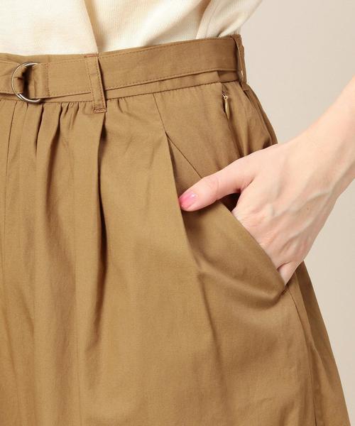BEAUTY&YOUTH UNITED ARROWS（ビューティーアンドユースユナイテッドアローズ）の「BY コットンベルト8分丈ガウチョ◆（その他パンツ・レディース・ベージュ/ダークグリーン/ネイビー・SMALL/MEDIUM）」の13枚目の写真
