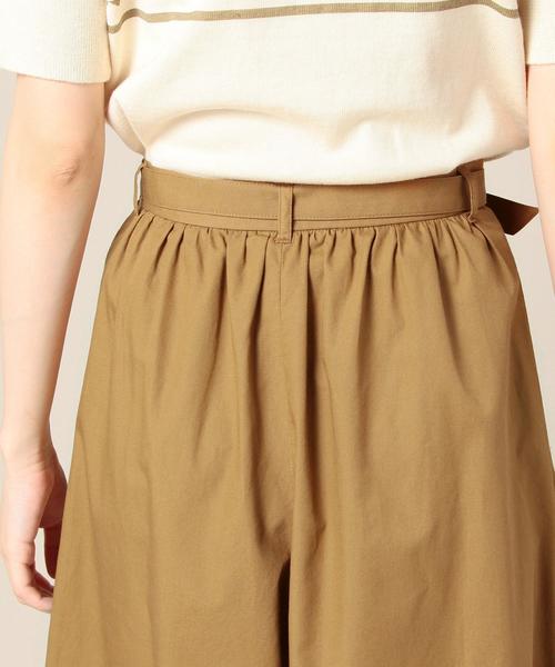BEAUTY&YOUTH UNITED ARROWS（ビューティーアンドユースユナイテッドアローズ）の「BY コットンベルト8分丈ガウチョ◆（その他パンツ・レディース・ベージュ/ダークグリーン/ネイビー・SMALL/MEDIUM）」の14枚目の写真