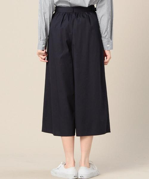 BEAUTY&YOUTH UNITED ARROWS（ビューティーアンドユースユナイテッドアローズ）の「BY コットンベルト8分丈ガウチョ◆（その他パンツ・レディース・ベージュ/ダークグリーン/ネイビー・SMALL/MEDIUM）」の9枚目の写真