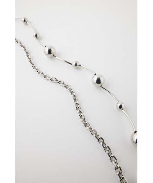 MOUSSY(マウジー)の「CIRCLE DOUBLE ネックレス(ネックレス・レディース・シルバー/ゴールド・FREE)」の12枚目の写真