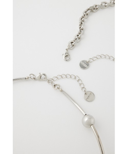 MOUSSY(マウジー)の「CIRCLE DOUBLE ネックレス(ネックレス・レディース・シルバー/ゴールド・FREE)」の13枚目の写真