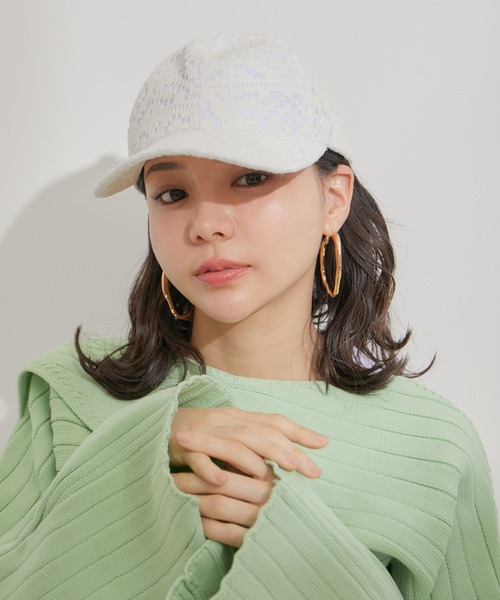 VIS（ビス）の「【小顔見え】レースキャップ（キャップ）」 - WEAR