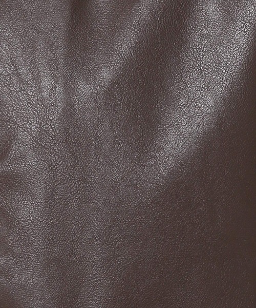 3.3 Field Trip (3.3フィールドトリップ)の「3.3 Field Trip/フェイクレザージャケット 2103082(ブルゾン・レディース・ブラウン/ブラック・FREE)」の21枚目の写真