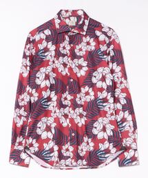 【RE-DO IT】 ボタニカル柄シャツ