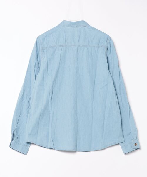anap mimpi（アナップミンピ）の「デニム オープンシャツ（シャツ/ブラウス・レディース・サックスブルー/ブルー・FREE）」の3枚目の写真