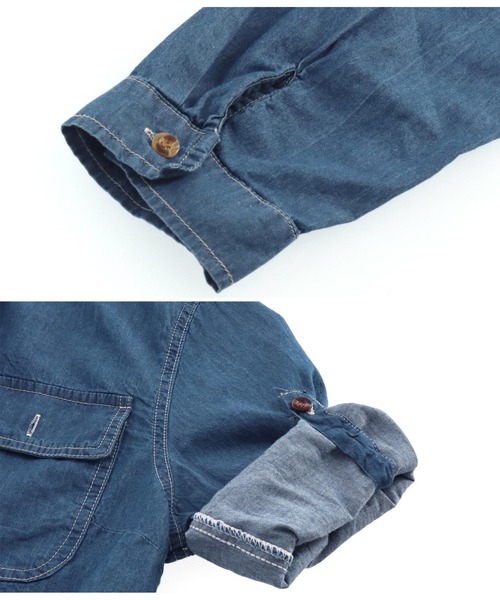 anap mimpi（アナップミンピ）の「デニム オープンシャツ（シャツ/ブラウス・レディース・サックスブルー/ブルー・FREE）」の11枚目の写真