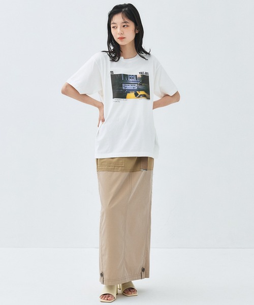 PUBLIC TOKYO(パブリックトウキョウ)の「ワークマキシストレートスカート(スカート・レディース・ベージュ/ブラック・1/2)」の18枚目の写真