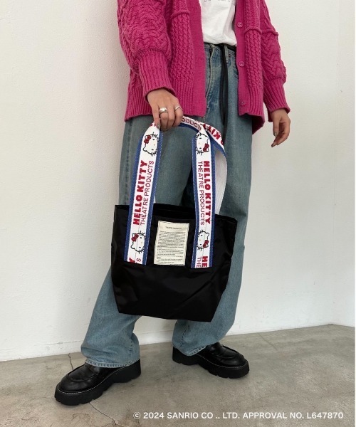 希少‼️レトロ❗新品❗ハローキティ麻トートバッグMサイズ&Lサイズセット2000 希少‼️レトロ❗新品❗ハローキティ麻トートバッグMサイズ&L