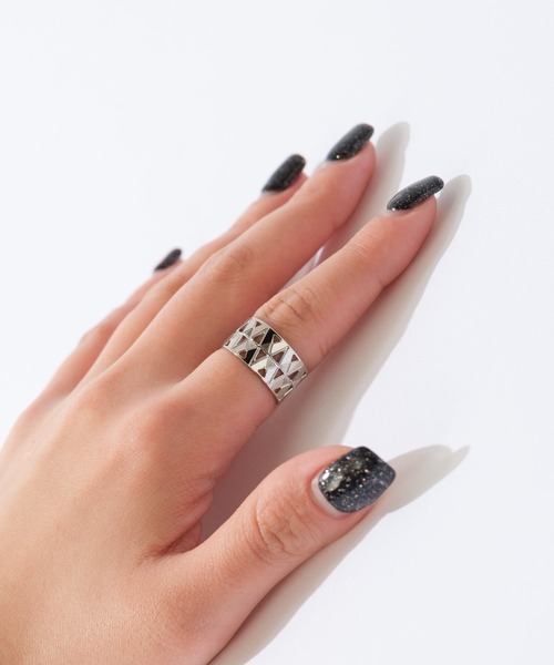 CIAOPANIC（チャオパニック）の「透かし柄リング/POTリング（リング・レディース・シルバー/アンティークシルバー/ゴールド・FREE）」の7枚目の写真