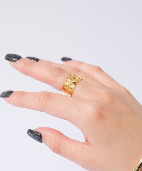 CIAOPANIC（チャオパニック）の「透かし柄リング/POTリング（リング・レディース・シルバー/アンティークシルバー/ゴールド・FREE）」の8枚目の写真