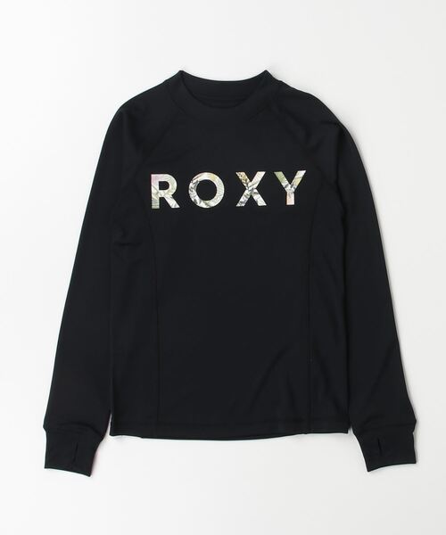 ROXY（ロキシー）の「ROXY/ロキシー キッズ ラッシュガード Tシャツ 長袖 ロンT UVケア TLY241107（ラッシュガード・キッズ・ライラック/ブラック/ホワイト・150cm/140cm/130cm）」の12枚目の写真