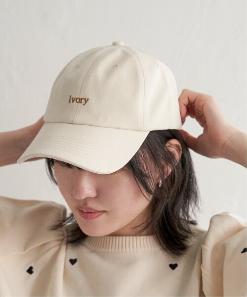 VENCEEXCHANGE（ヴァンスエクスチェンジ）の「カラーネームキャップ（キャップ・レディース・ベージュ/オフホワイト/グレー/チャコールグレー・FREE）」の21枚目の写真