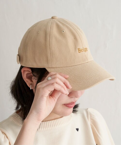 VENCEEXCHANGE（ヴァンスエクスチェンジ）の「カラーネームキャップ（キャップ・レディース・ベージュ/オフホワイト/グレー/チャコールグレー・FREE）」の13枚目の写真
