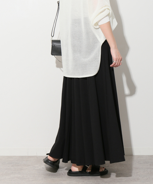 JOURNAL STANDARD relume（ジャーナルスタンダード　レリューム）の「《追加》コットンマーメイドイージースカート（スカート・レディース・ブラック・FREE）」の7枚目の写真