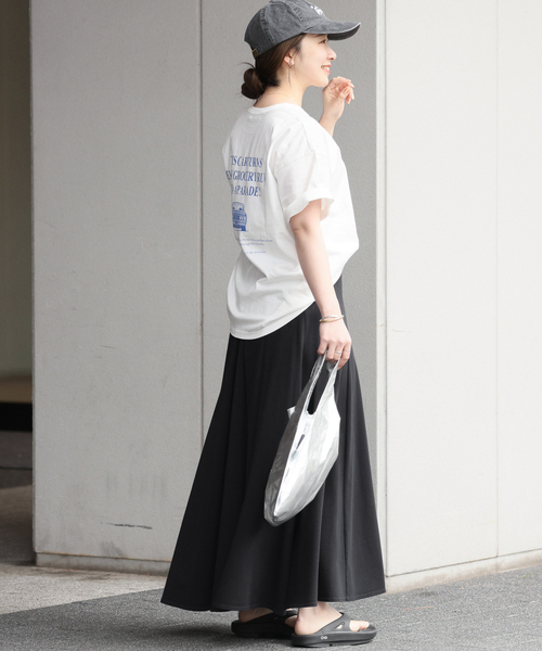JOURNAL STANDARD relume（ジャーナルスタンダード　レリューム）の「《追加》コットンマーメイドイージースカート（スカート・レディース・ブラック・FREE）」の11枚目の写真