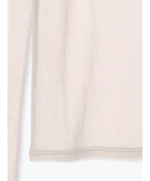 Te chichi(テチチ)の「ロングスリーブシアープルオーバー(Tシャツ/カットソー・レディース・オフホワイト/ピンク/グレー・F)」の10枚目の写真