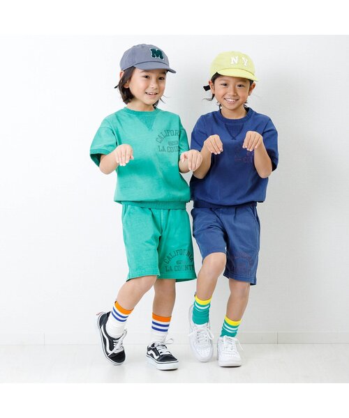 F.O.KIDS(エフオーキッズ)の「ボーダーソックス(ソックス/靴下・キッズ・パープル/オフホワイト/エメラルド・21/18/15 /24)」の13枚目の写真