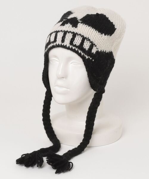 macmahon knitting mills Skull Face スカル 黒 macmahon knitting mills Skull スカル ニット