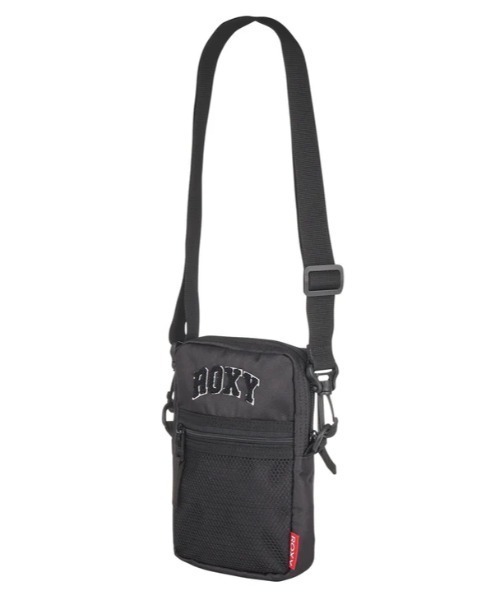 ROXY（ロキシー）の「VAMOS MINI BAG/ロキシーカレッジロゴミニショルダーバッグ（ショルダーバッグ・レディース・ミント/レッド/ブラック・FREE）」の2枚目の写真