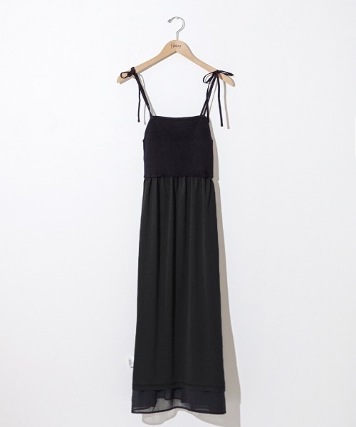 flower（フラワー）の「バレエシフォンワンピース（ワンピース・レディース・アイボリー/ブラック・FREE）」の17枚目の写真