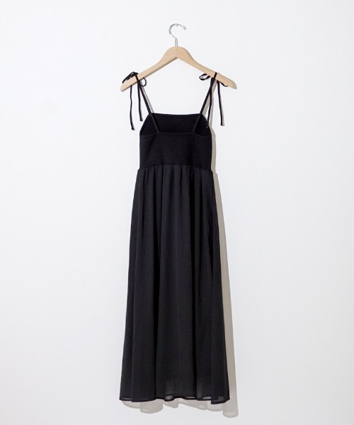 flower（フラワー）の「バレエシフォンワンピース（ワンピース・レディース・アイボリー/ブラック・FREE）」の18枚目の写真