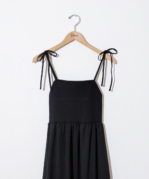 flower（フラワー）の「バレエシフォンワンピース（ワンピース・レディース・アイボリー/ブラック・FREE）」の20枚目の写真